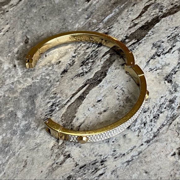Michael Kors Gold Plated Crystal Bracelet - Picture 4 of 6